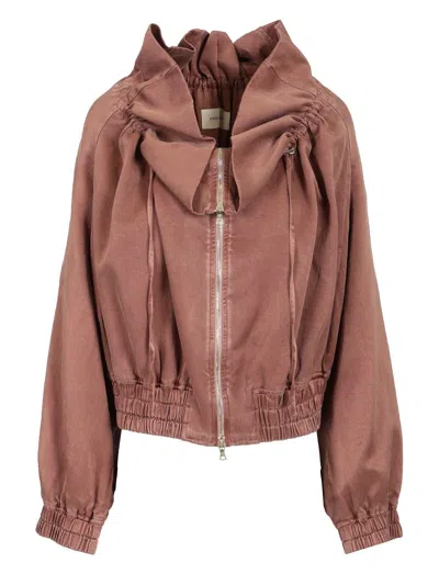 Dries Van Noten Blouson Cocoon Jacket In Neutral