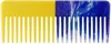Dries Van Noten Blue & Yellow Bi-color Comb In Blue & Yellow
