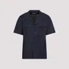 Dries Van Noten Cameron Short-sleeved Shirt In Blue