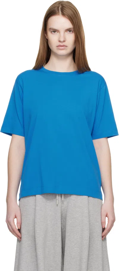 Dries Van Noten Blue Cotton T-shirt