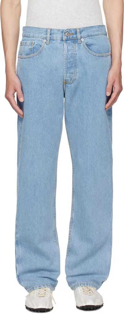 Dries Van Noten Blue Faded Jeans