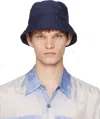 Dries Van Noten Blue Gilly Bucket Hat In 504 Blue
