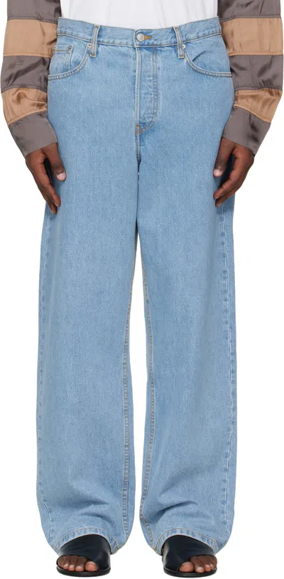 Dries Van Noten Blue Loose Fit Jeans