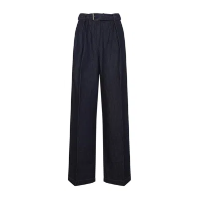 Dries Van Noten Blue Peaches Cotton Jeans