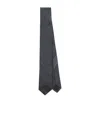 Dries Van Noten Blue Printed Slik Tie