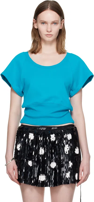 Dries Van Noten Blue Raglan T-shirt