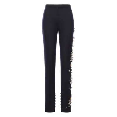 Dries Van Noten Blue Trousers - High-waisted Trousers Women