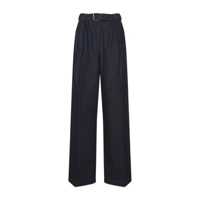 DRIES VAN NOTEN WOMEN BLUE WIDE-LEG JEANS, 28 LUXURY JEANS FOR WOMEN DARVEYS