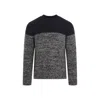 Dries Van Noten Knitted Crewneck Sweater In Blue