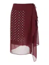 Dries Van Noten Women Midi Pareo Skirt In Multicolor