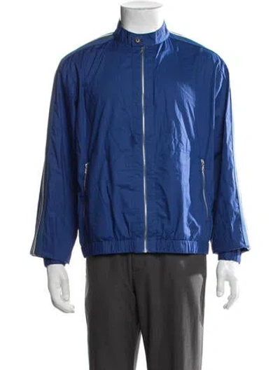Pre-owned Dries Van Noten Bomber Jacket In Blue