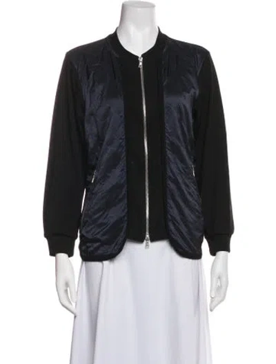 Pre-owned Dries Van Noten Bomber Jacket In Blue
