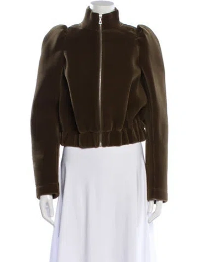 Pre-owned Dries Van Noten Bomber Jacket In Brown