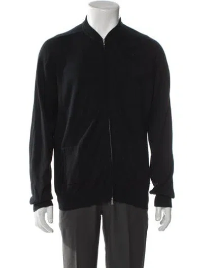 Pre-owned Dries Van Noten Bomber Jacket In Gray