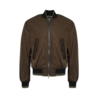 Pre-owned Dries Van Noten Bomber Jacket 'khaki' | Tan | Men's Size L