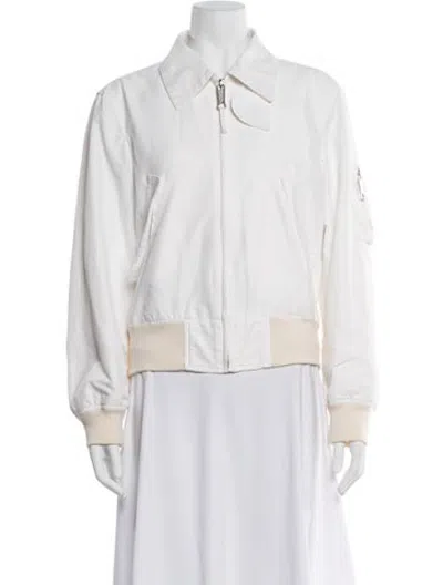 Pre-owned Dries Van Noten Bomber Jacket In Neutrals