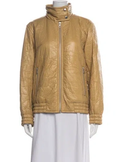 Pre-owned Dries Van Noten Bomber Jacket In Yellow