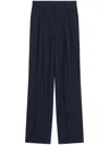 Dries Van Noten Bootcut Tailored Trousers In Blue