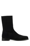 Dries Van Noten Calfhair Block Heel Ankle Boots