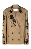 Dries Van Noten 01015-bosea Emb 3103 W.w.jacket In Neutral