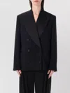 Dries Van Noten Sophisticated Wool Blend Jacket For Women In Black