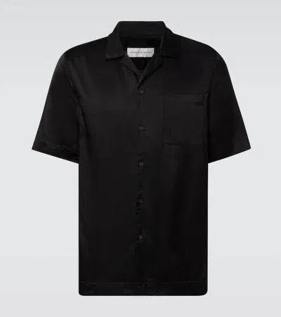 Dries Van Noten Bowling Shirt In Black