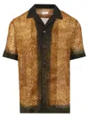 Dries Van Noten Short Sleeve Cotton Shirt