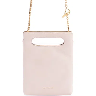 Dries Van Noten Boxy Leather Handbag In Rose