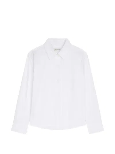 Dries Van Noten Boxy Mini Shirt In White