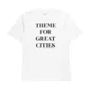 Dries Van Noten Cotton T-shirt With Statement Slogan Print In Bianco