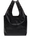 Dries Van Noten Braided-edge Leather Tote Bag In Black