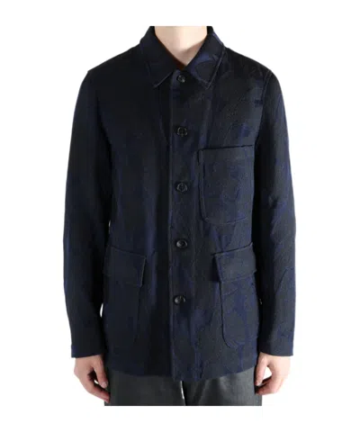 Dries Van Noten Braxton Jacket In Blue