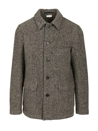 Dries Van Noten Braxton Woold Over Shirt Coats Grey In Gray