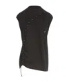 Dries Van Noten Broad Shoulder T-shirt In Black