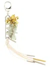 Dries Van Noten Decorative Brooch Featuring Beaded Design In Metallic