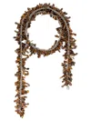 Dries Van Noten Adjustable Beaded Multi-strand Necklace In Brown