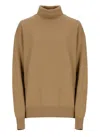 Dries Van Noten Roll-neck Cashmere Jumper In Brown