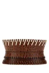 Dries Van Noten Brown Leather Belt In Brown