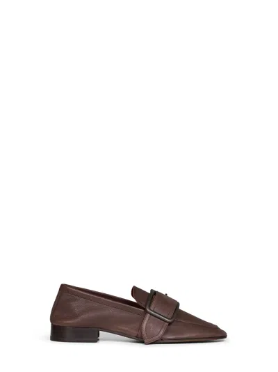 Dries Van Noten Brown Natural-grain Leather Loafers