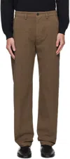 Dries Van Noten Brown Overdyed Trousers