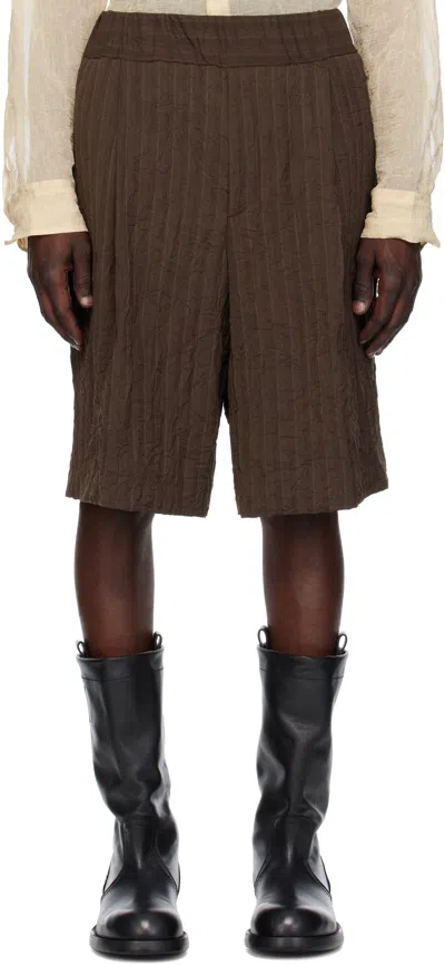 Dries Van Noten Plato Bermuda And Short Brown