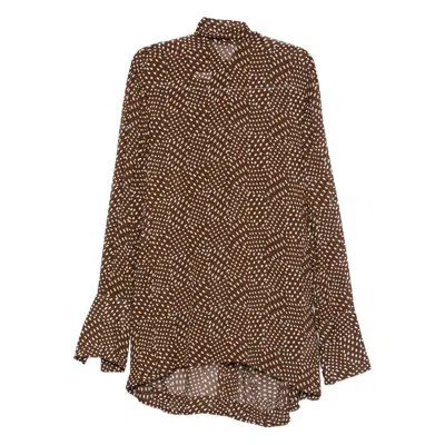 Dries Van Noten Brown Tops - Blouses Women