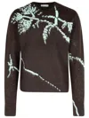 Dries Van Noten Brown Wool Blend Sweater Men In Brown
