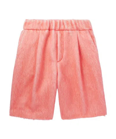 Dries Van Noten Brushed Wool Shorts