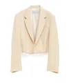 Dries Van Noten Cropped Jacket In Nude