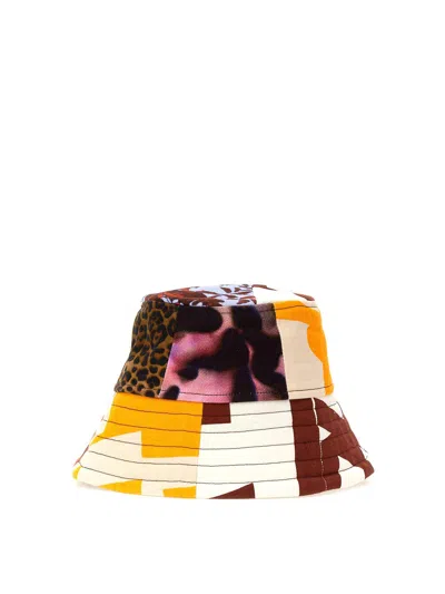 DRIES VAN NOTEN SOMBRERO - ROJO OSCURO