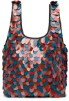 Dries Van Noten Sequinned Tote Bag In Burgundy