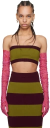 Dries Van Noten Strapless Bandeau Top In 357 Auber
