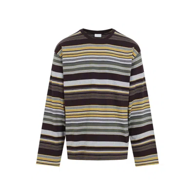 Dries Van Noten Embroidered Cotton Oversize Hember T-shirt In Multi
