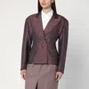 Dries Van Noten Bohana Blazer Jacket Jackets Bordeaux In Burgundy